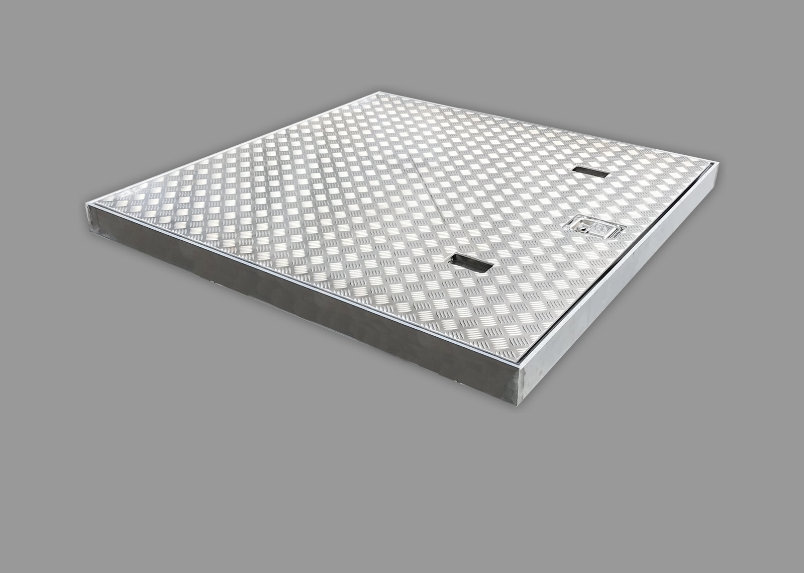 Aluminium Hinged Access Hatches manufactured to BS EN 124 and B125 and FACTA Standards