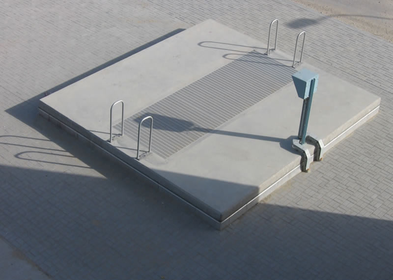 Aluminium Odour Control Chamber Covers Qatar sewerage treatment plant