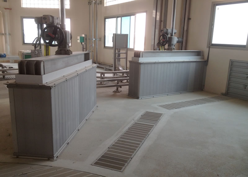 Aluminium Odour Control Flooring, Odour Control Covers Aluminium Penstock Covers / Surround, Odour Control Covers